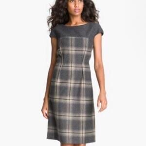 Weekend Max Mara plaid wool blend Elicia dress size 6